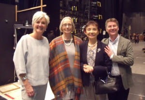 Supporters backstage at Tales of Hoffman